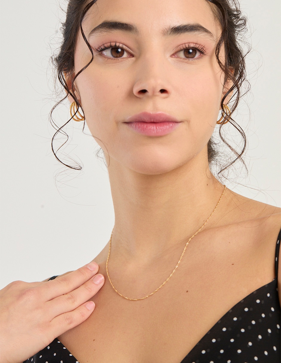 Cadena de oro amarillo 14 K 3