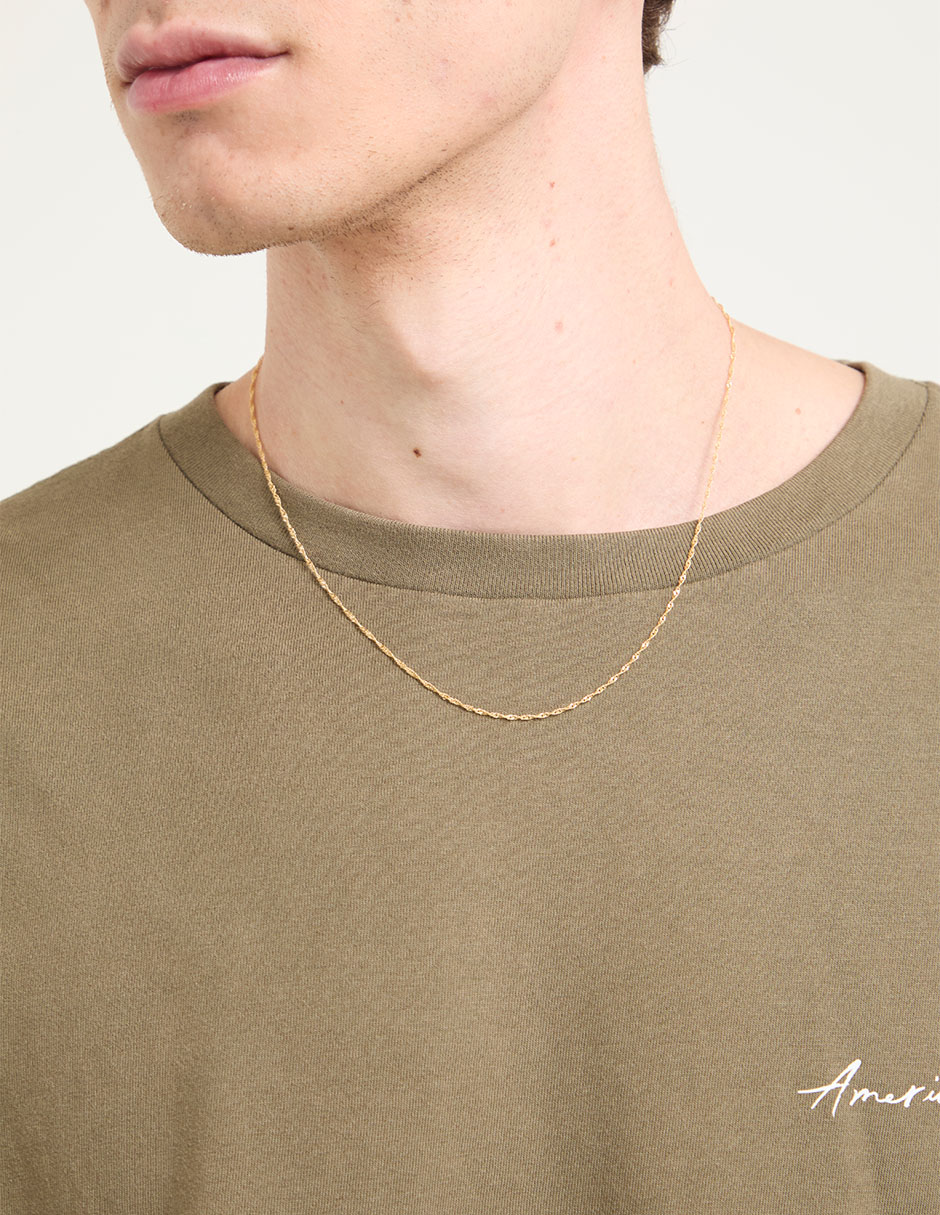 Cadena de oro amarillo 14 K 4