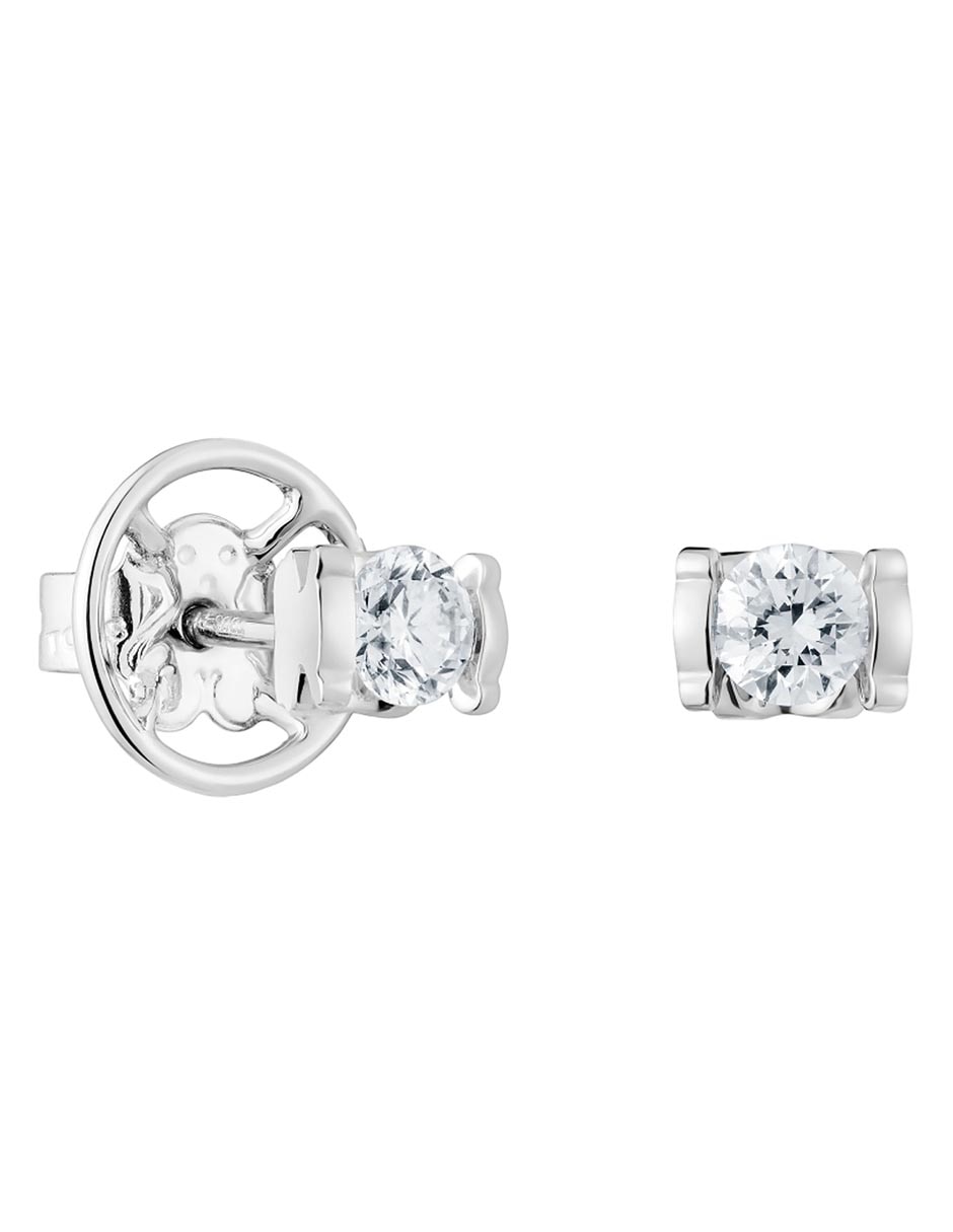 Broqueles Sweet Diamonds con acabado brillante diamante de laboratorio Broqueles Sweet Diamonds con acabado brillante diamante de laboratorio