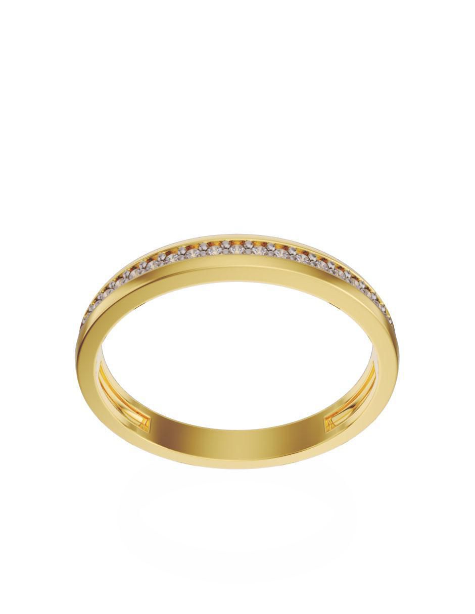 Churumbela de oro 14 k Fonelli zirconia