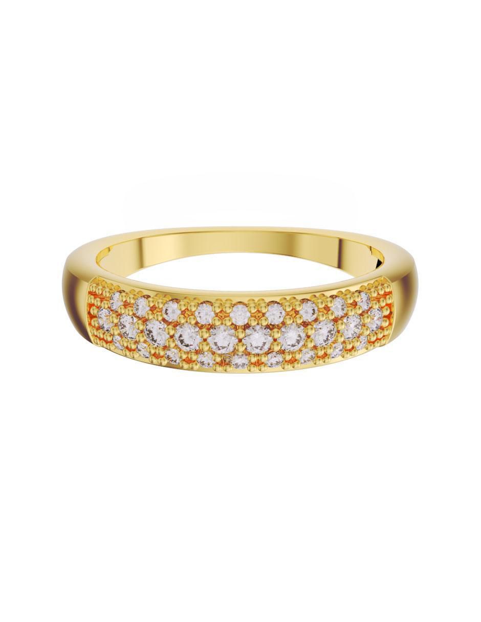 Churumbela de oro 14 k diamante