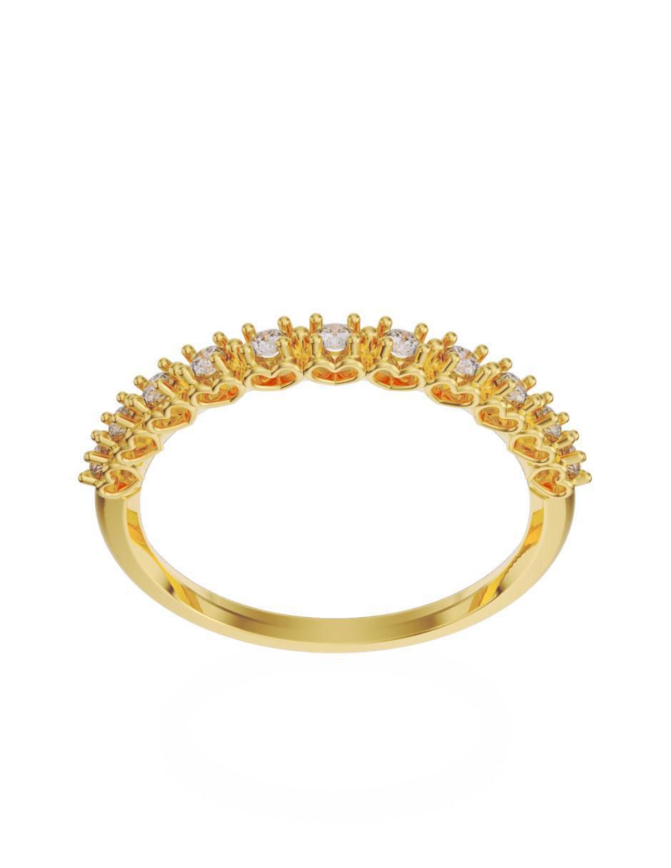 Churumbela de oro 14 k Fonelli diamante