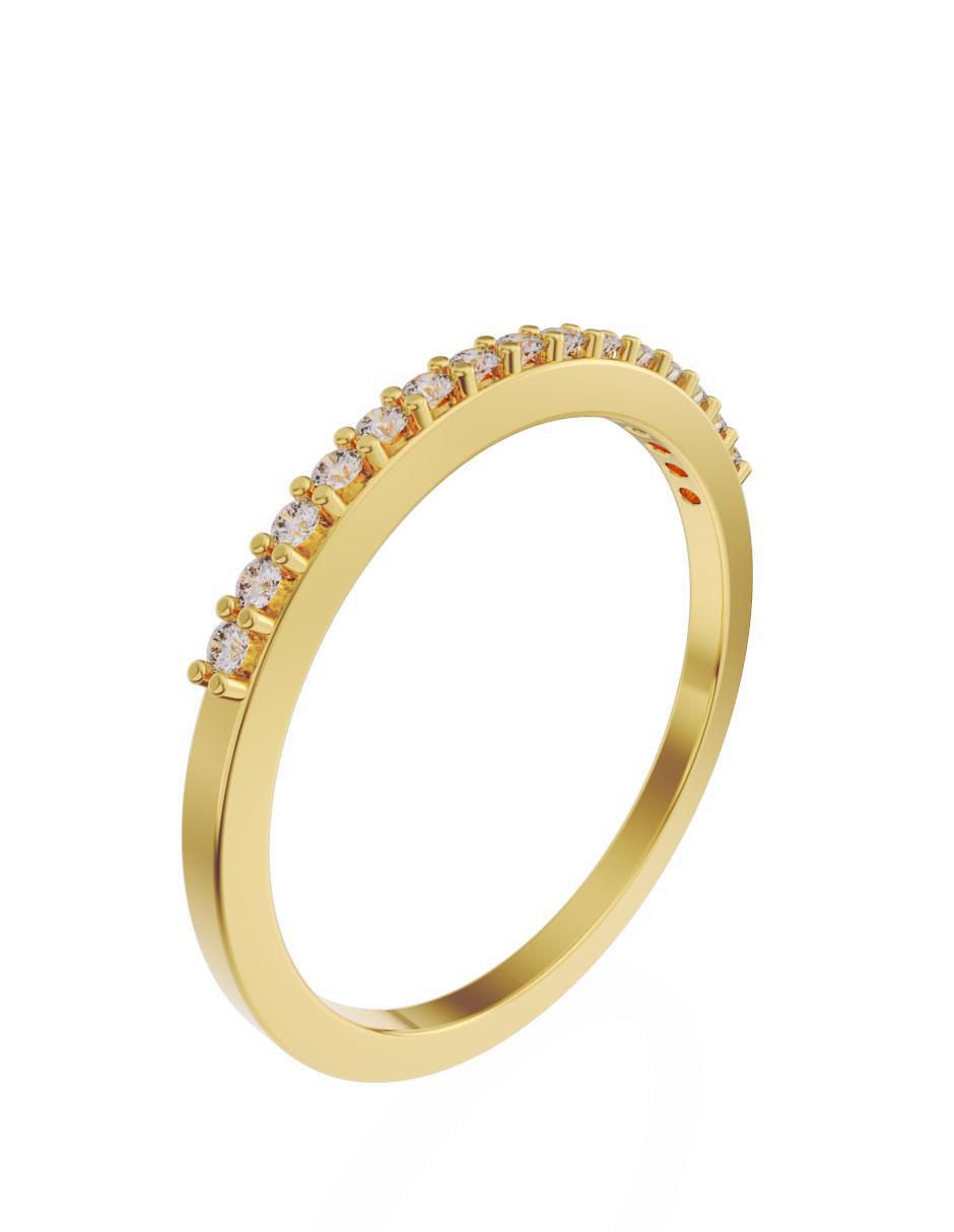 Churumbela de oro 14 k Fonelli diamante