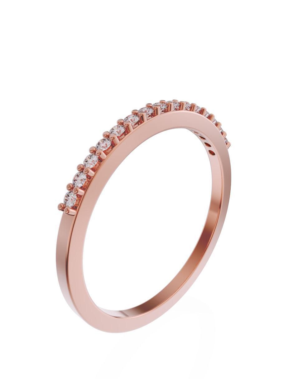 Churumbela de oro 14 k diamante 3
