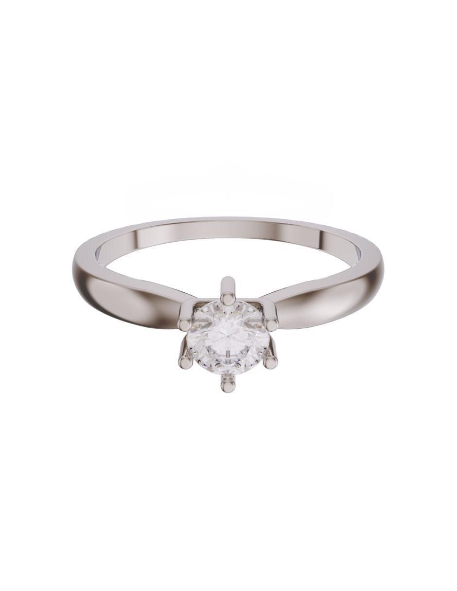 Anillo de compromiso de oro 14 k diamante Anillo de compromiso de oro 14 k diamante