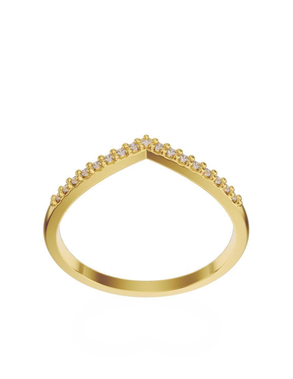Churumbela de oro 14 k Fonelli diamante