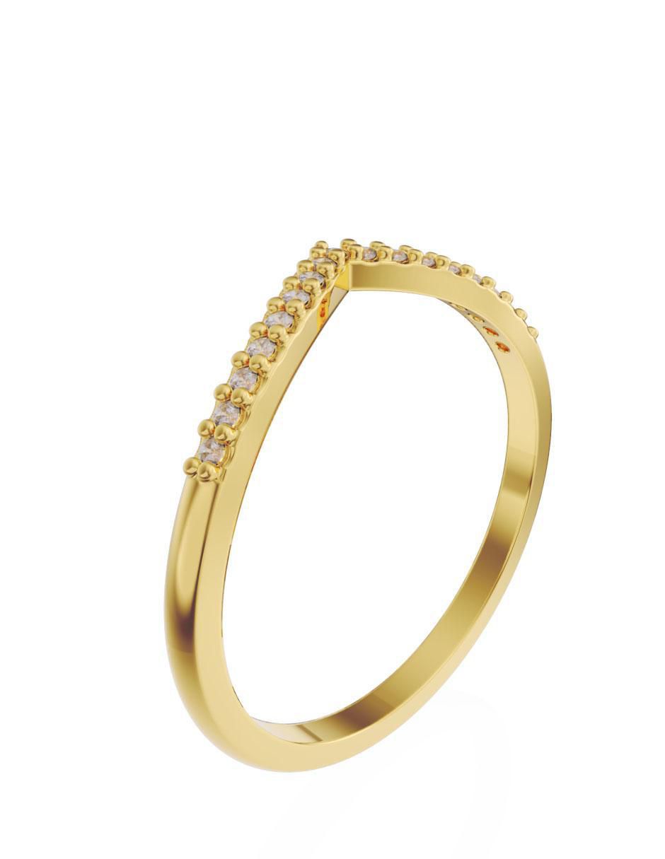Churumbela de oro 14 k Fonelli diamante