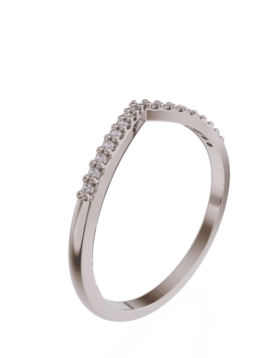 Churumbela de oro 14 k diamante 3
