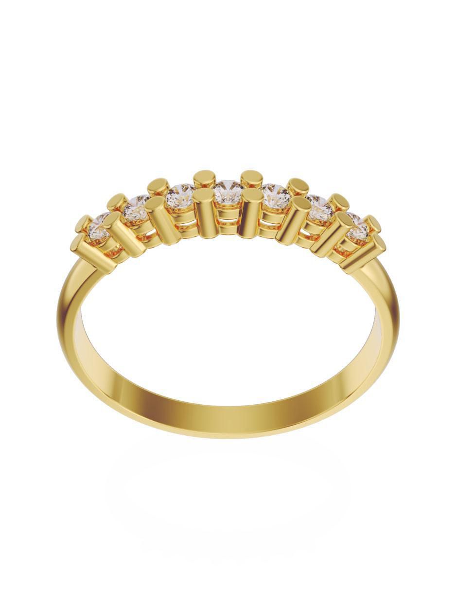 Churumbela de oro 14 k Fonelli diamante