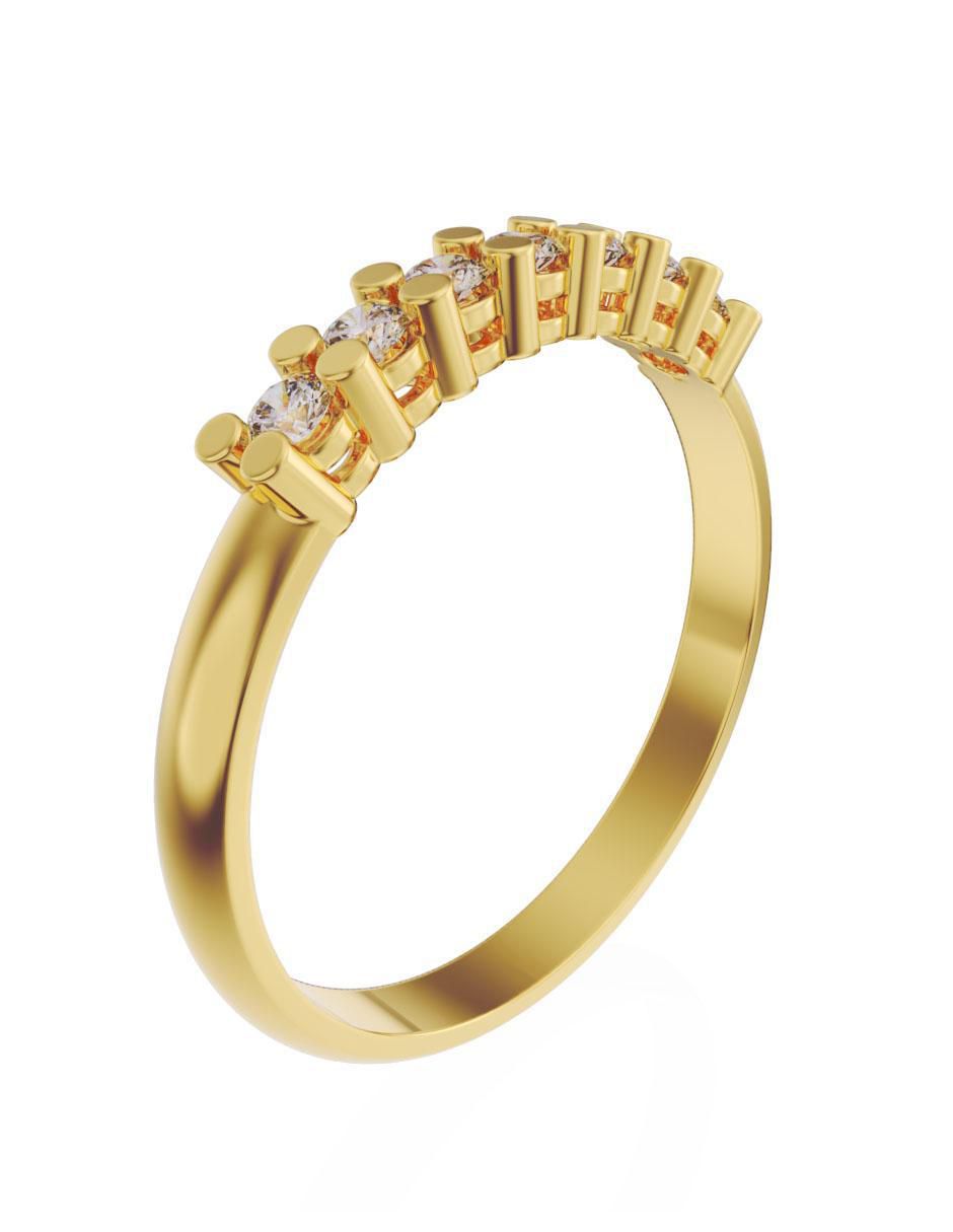 Churumbela de oro 14 k Fonelli diamante