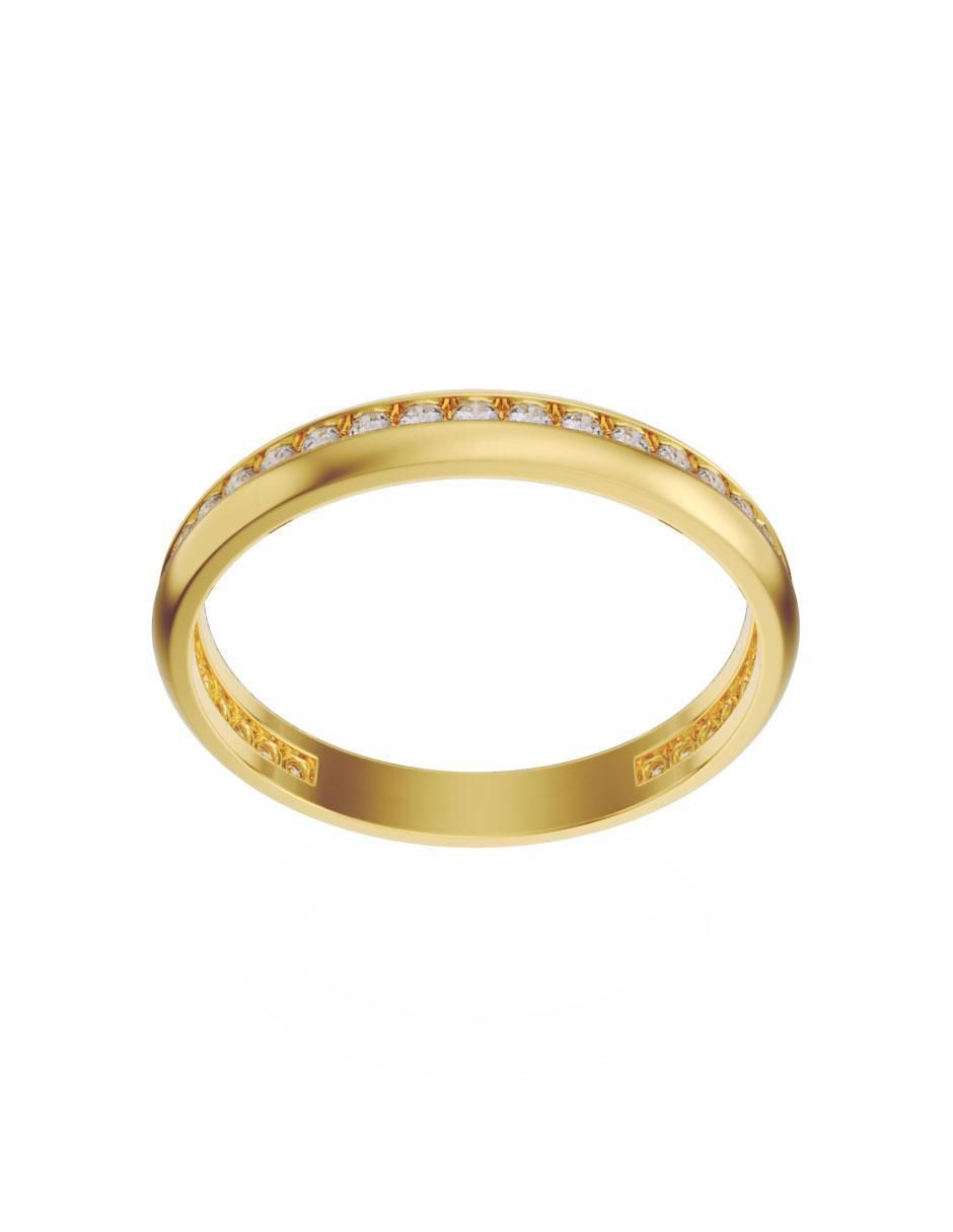 Churumbela de oro 14 k Fonelli diamante