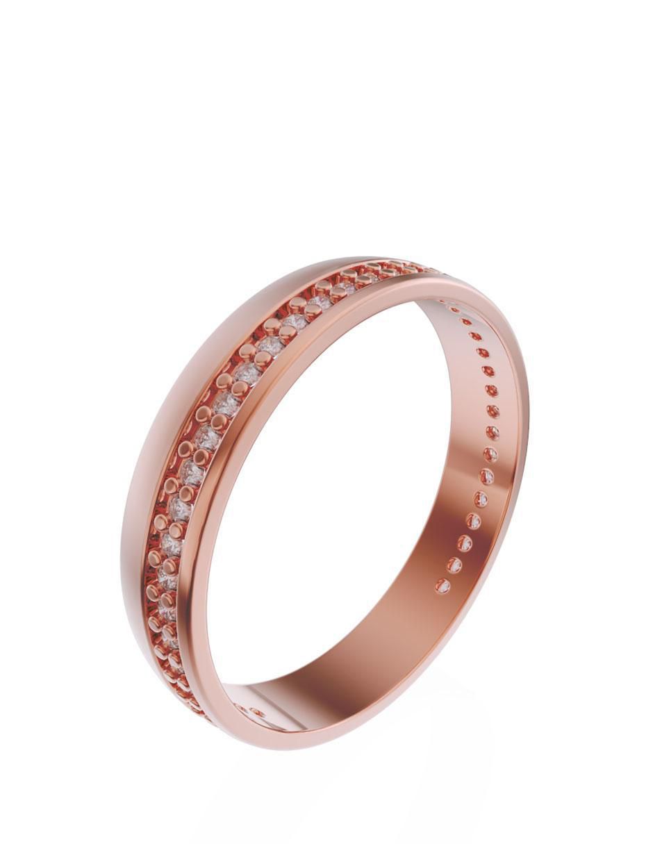 Anillo 14 k de oro diamante 2