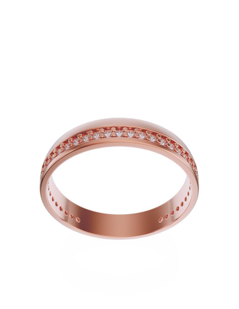Anillo 14 k de oro diamante 3
