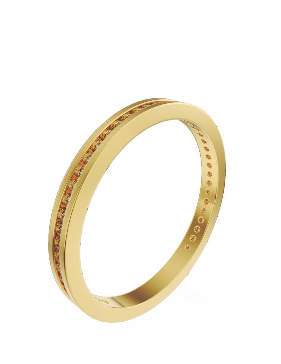 Churumbela de oro 14 k Fonelli diamante