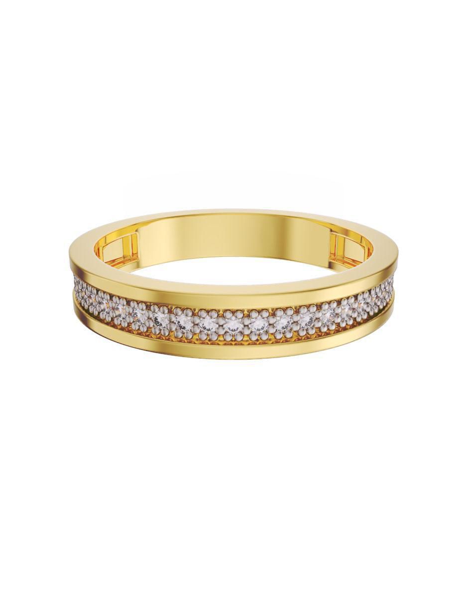 Churumbela de oro 14 k diamante