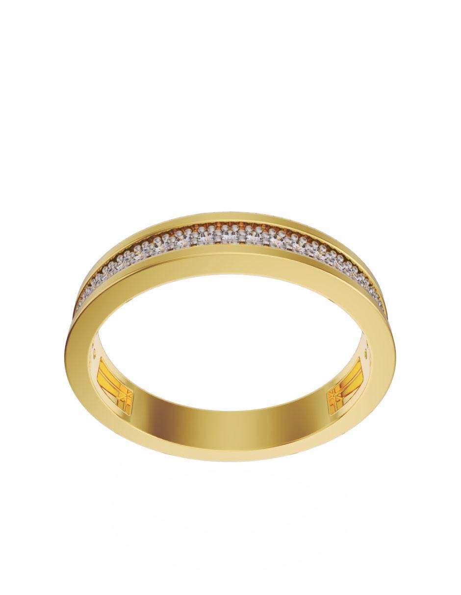 Churumbela de oro 14 k Fonelli diamante