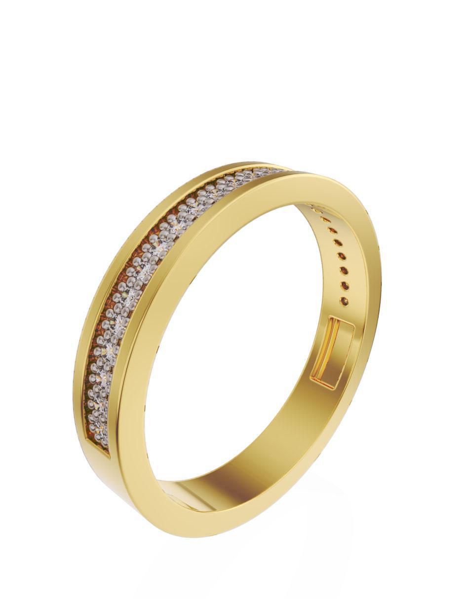 Churumbela de oro 14 k Fonelli diamante