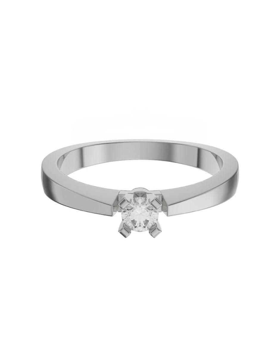 Anillo de compromiso de oro 14 k diamante Anillo de compromiso de oro 14 k diamante