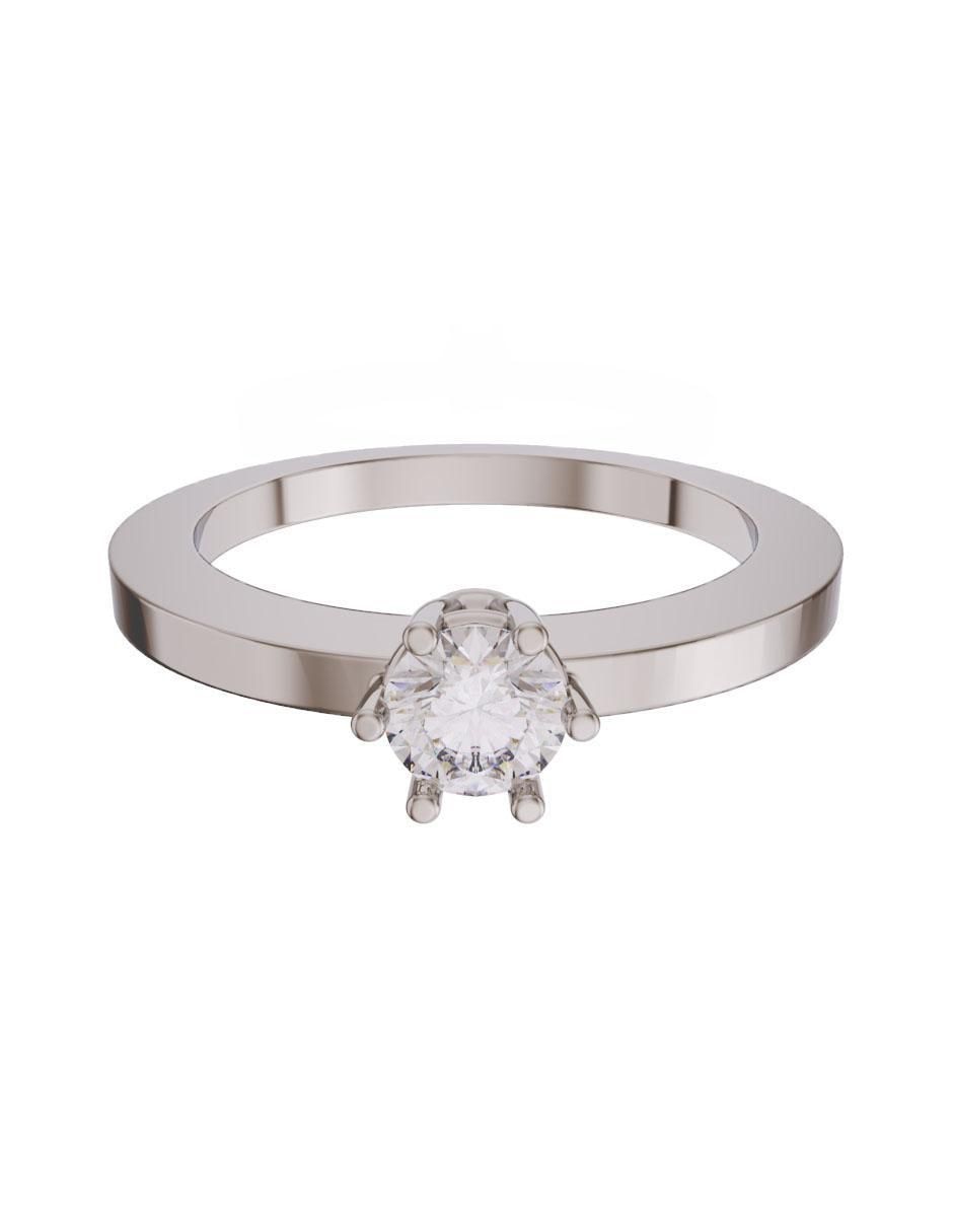 Anillo de compromiso de oro 14 k diamante Anillo de compromiso de oro 14 k diamante