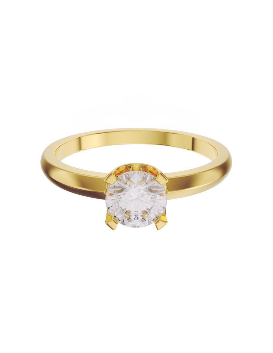 Anillo de compromiso de oro 14 k diamante Anillo de compromiso de oro 14 k diamante