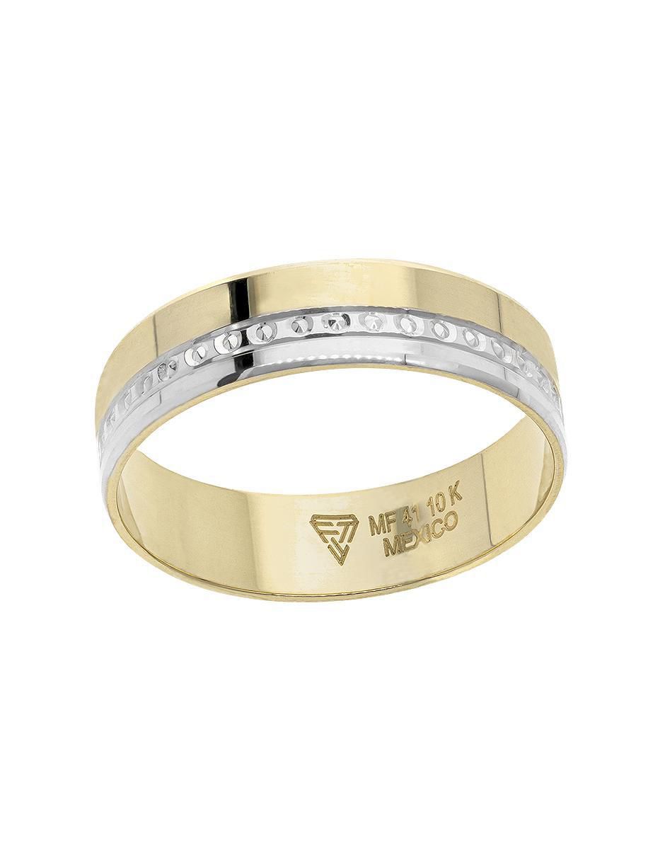 Anillo de compromiso de oro 10 k 3