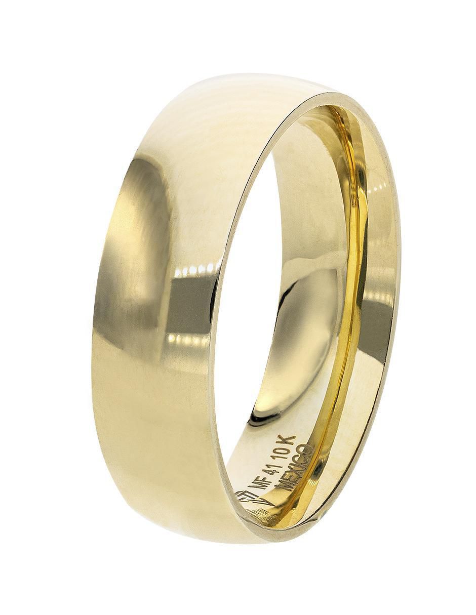 Anillo de compromiso de oro amarillo 10 k 2