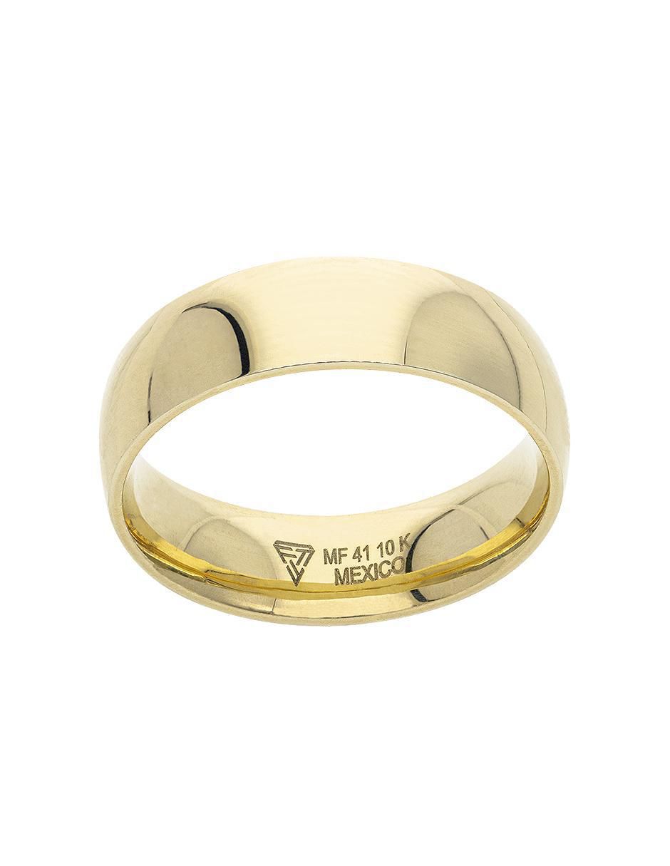 Anillo de compromiso de oro amarillo 10 k 3