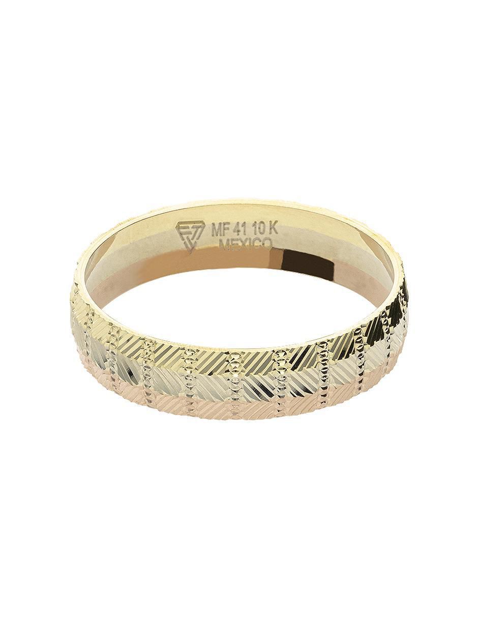 Anillo de compromiso de oro 10 k