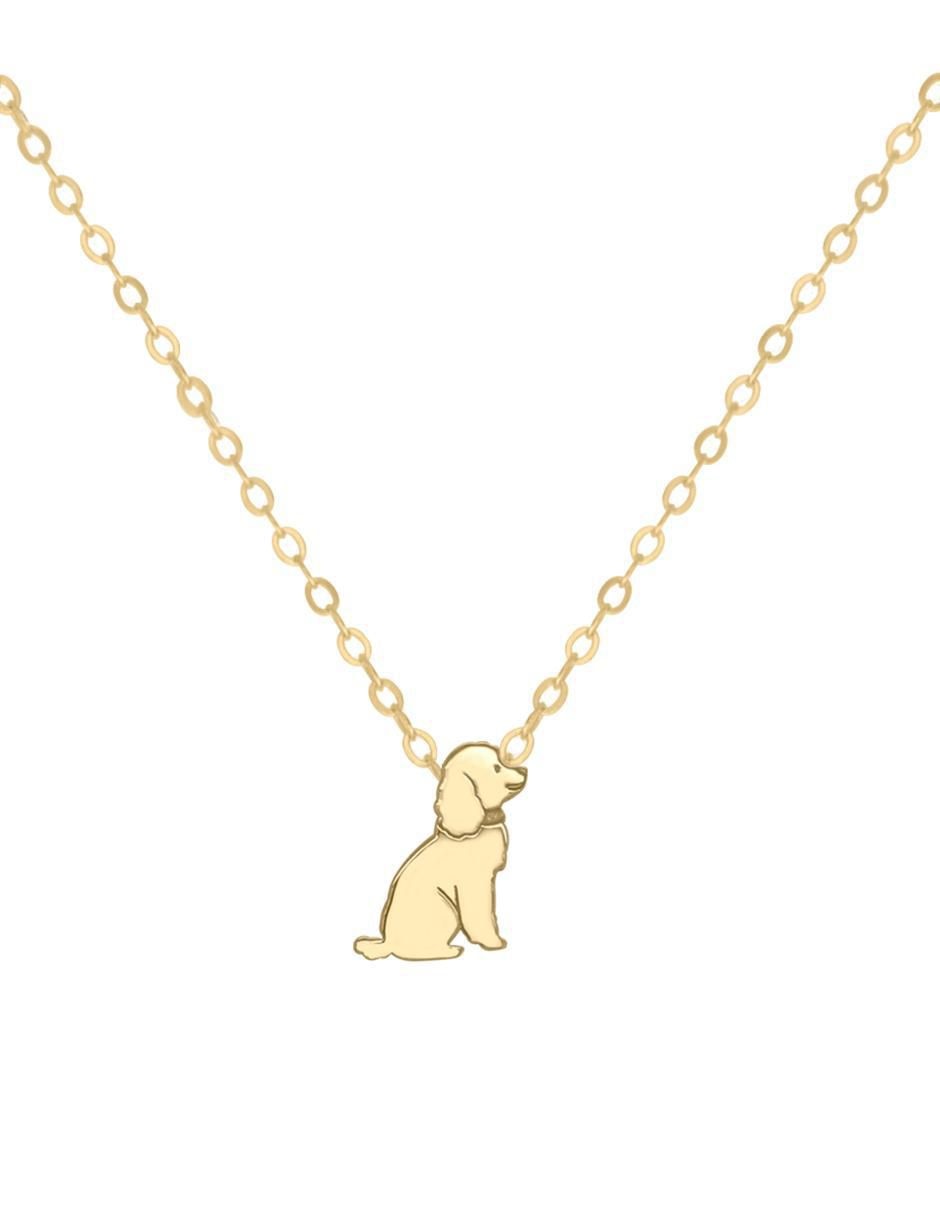Colgante Y Dije de perro poodle de oro 14 K Colgante Y Dije de perro poodle de oro 14 K