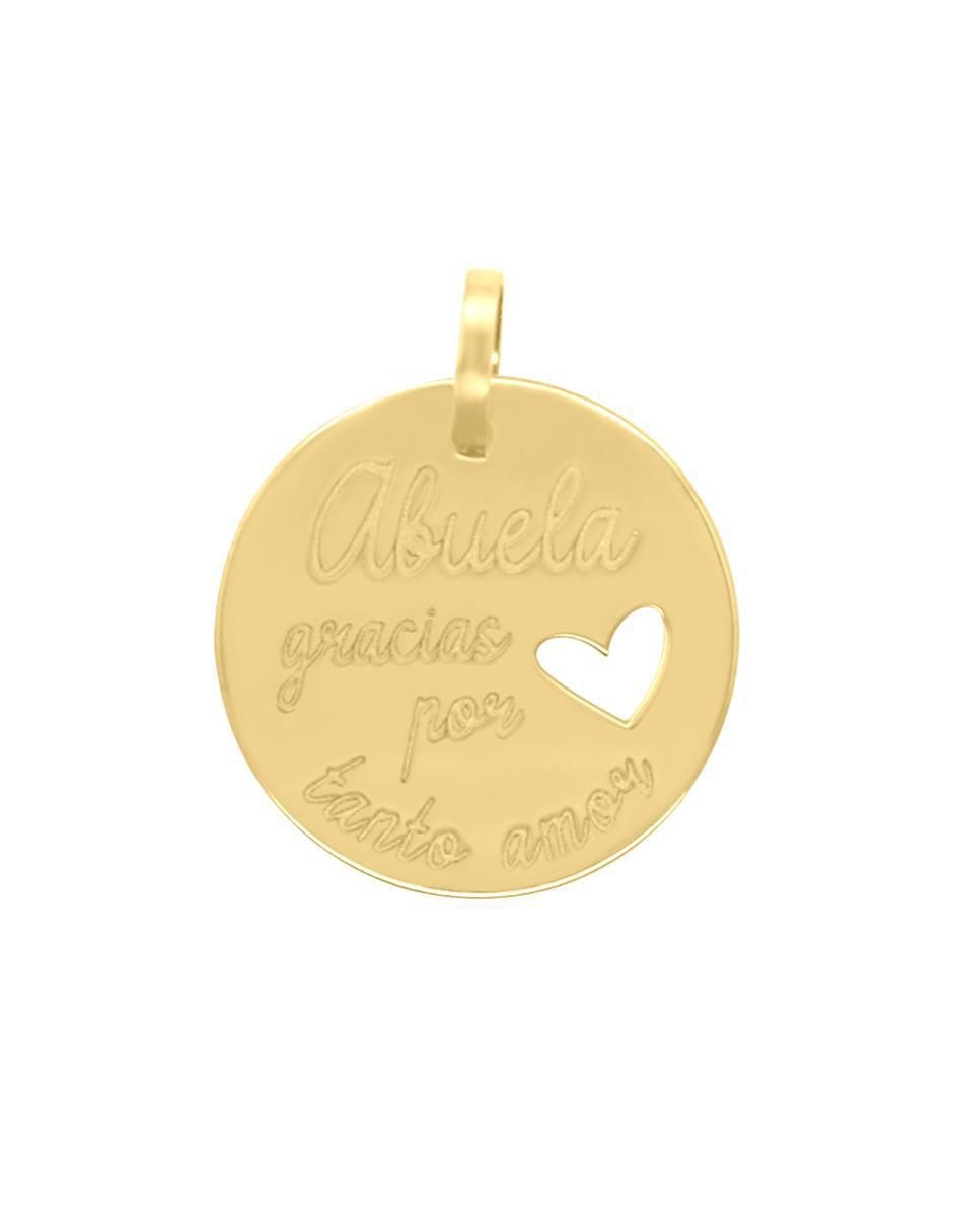 Dije circular nonna de oro 14 K