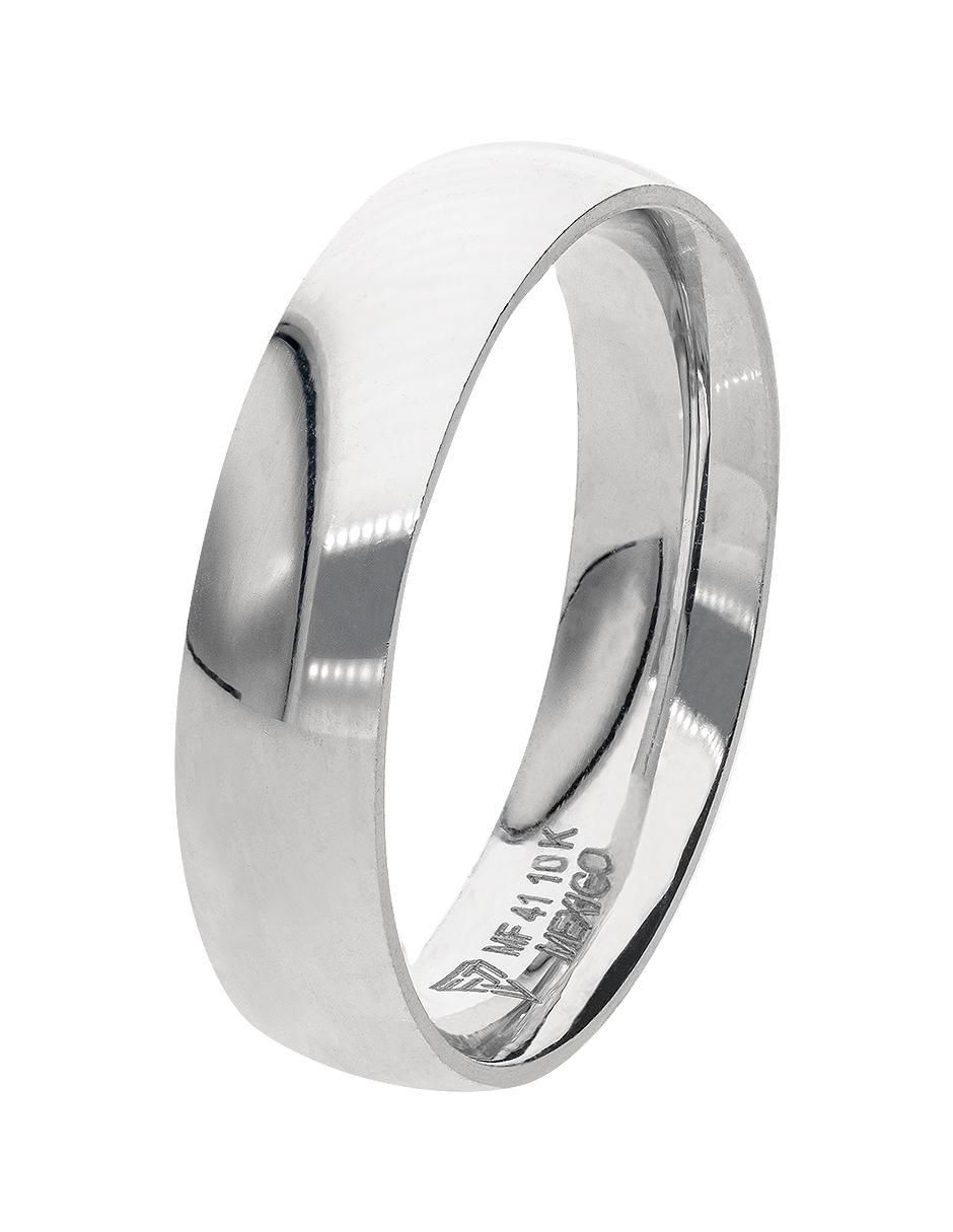 Anillo de compromiso de oro blanco 10 k Aprecio 2