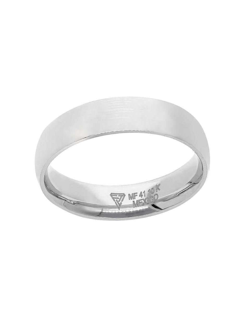 Anillo de compromiso de oro blanco 10 k Aprecio 3