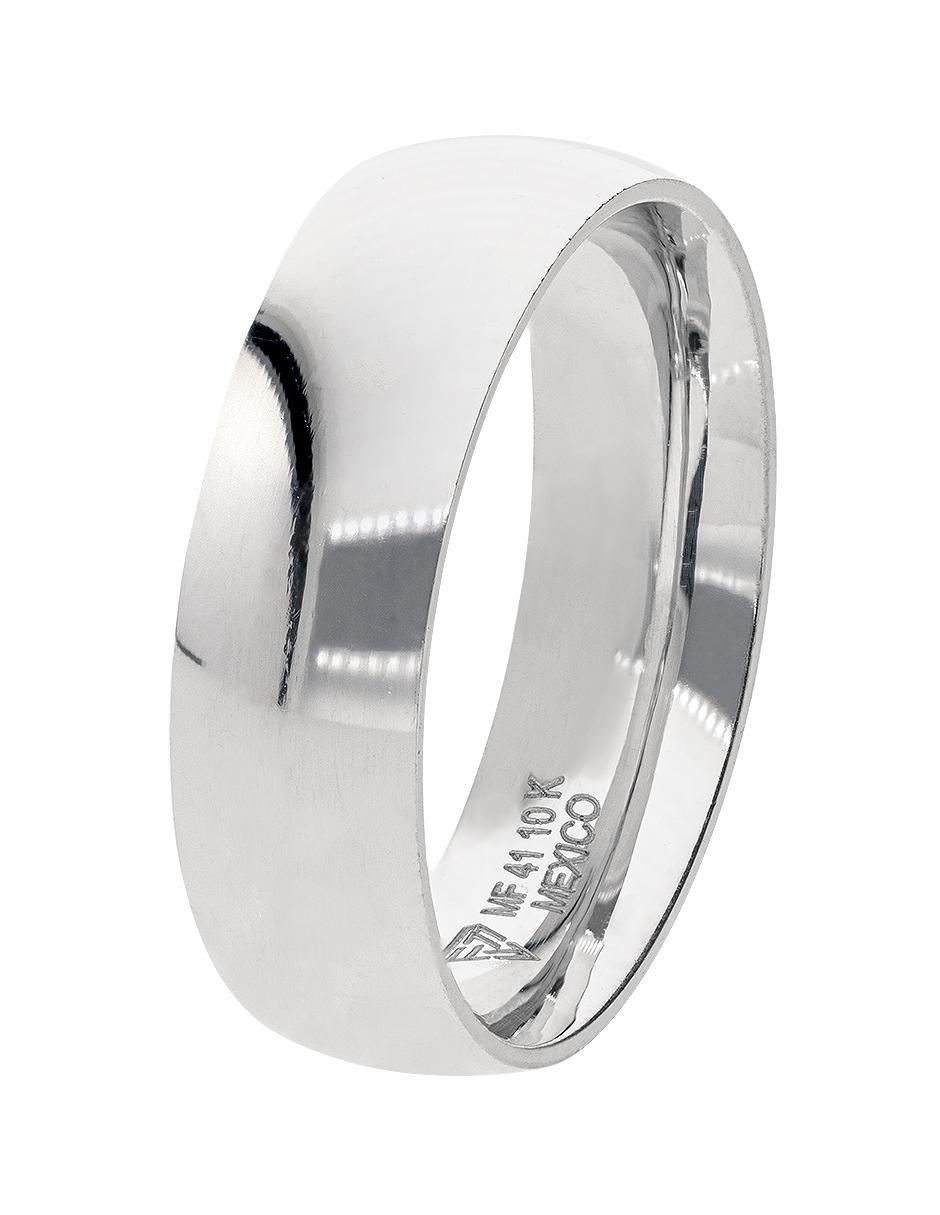 Anillo de compromiso de oro blanco 10 k Aprecio 2