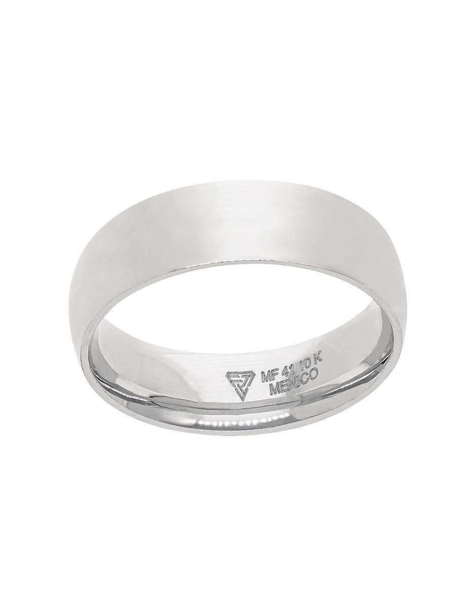 Anillo de compromiso de oro blanco 10 k Aprecio 3