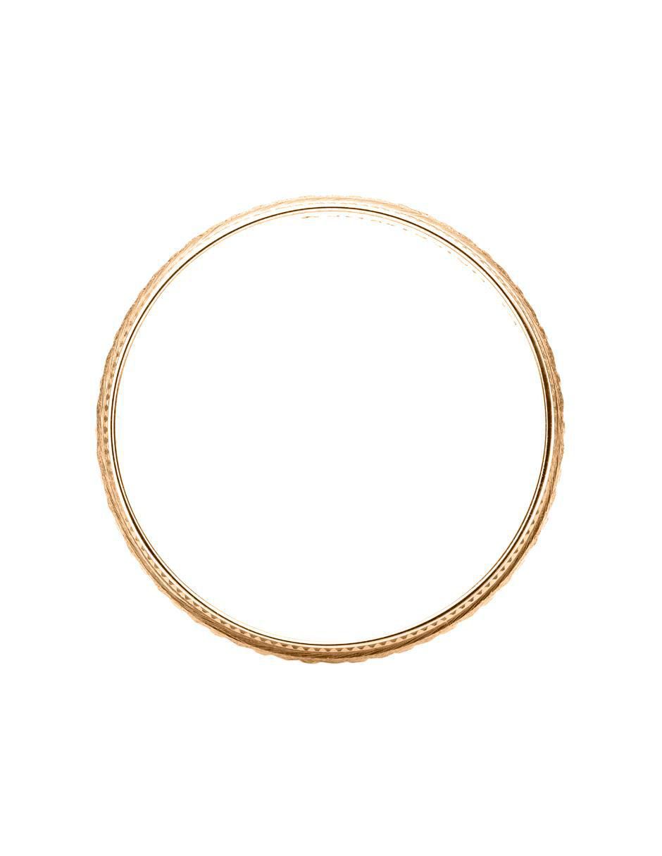 Argolla "de" oro 14 k mano forjada sin familia o colección sin gema
