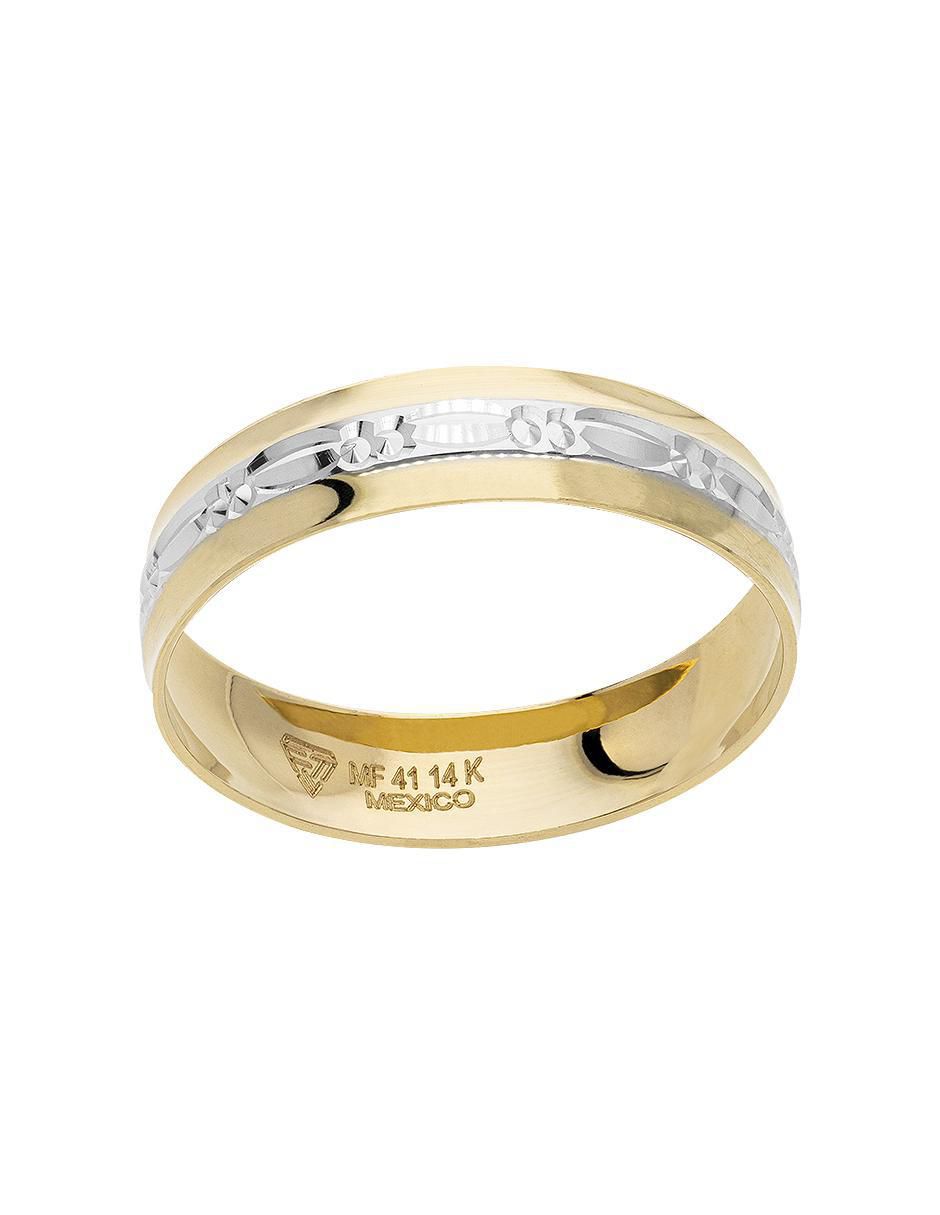 Argolla de oro 14 k 3