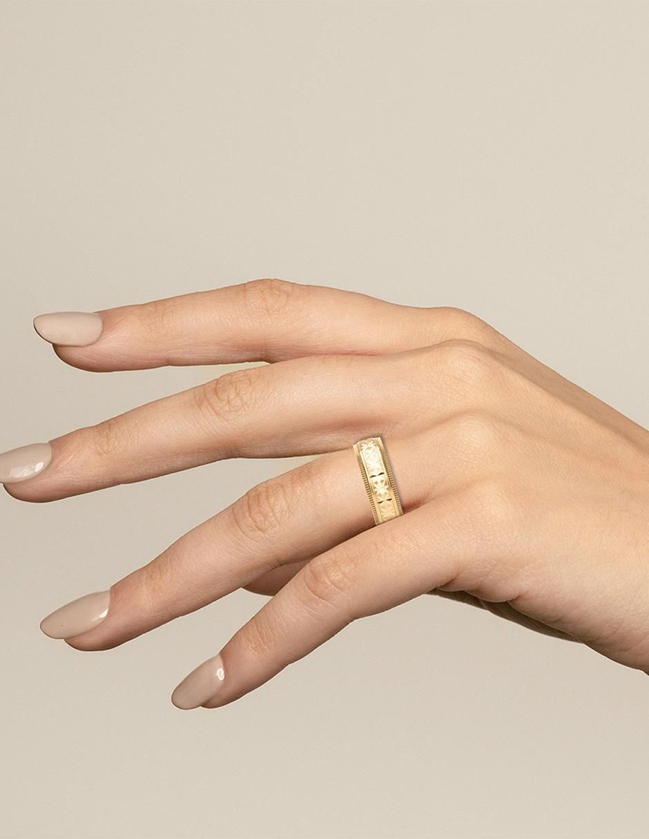 Argolla de oro 14 k 4