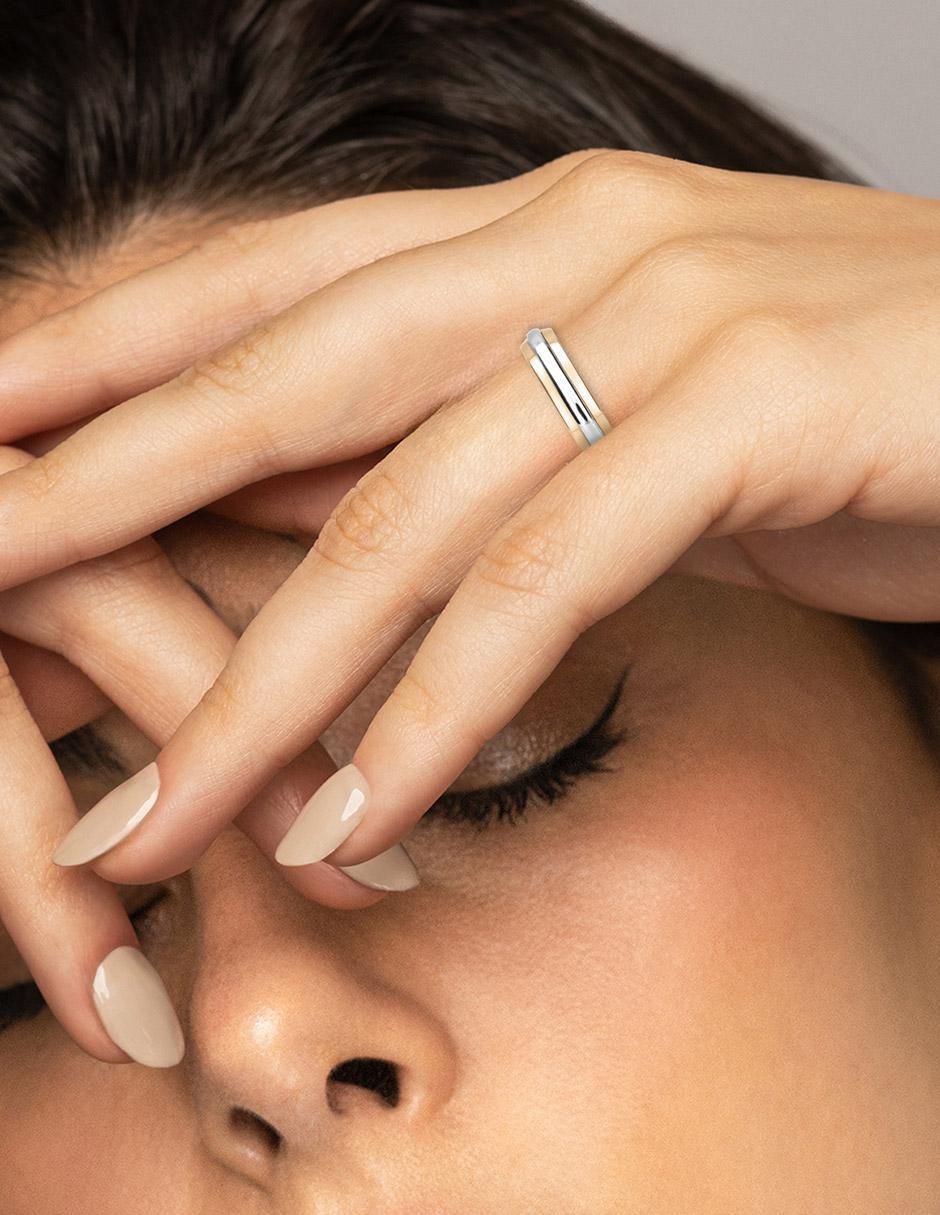 Argolla de oro 14 k 5