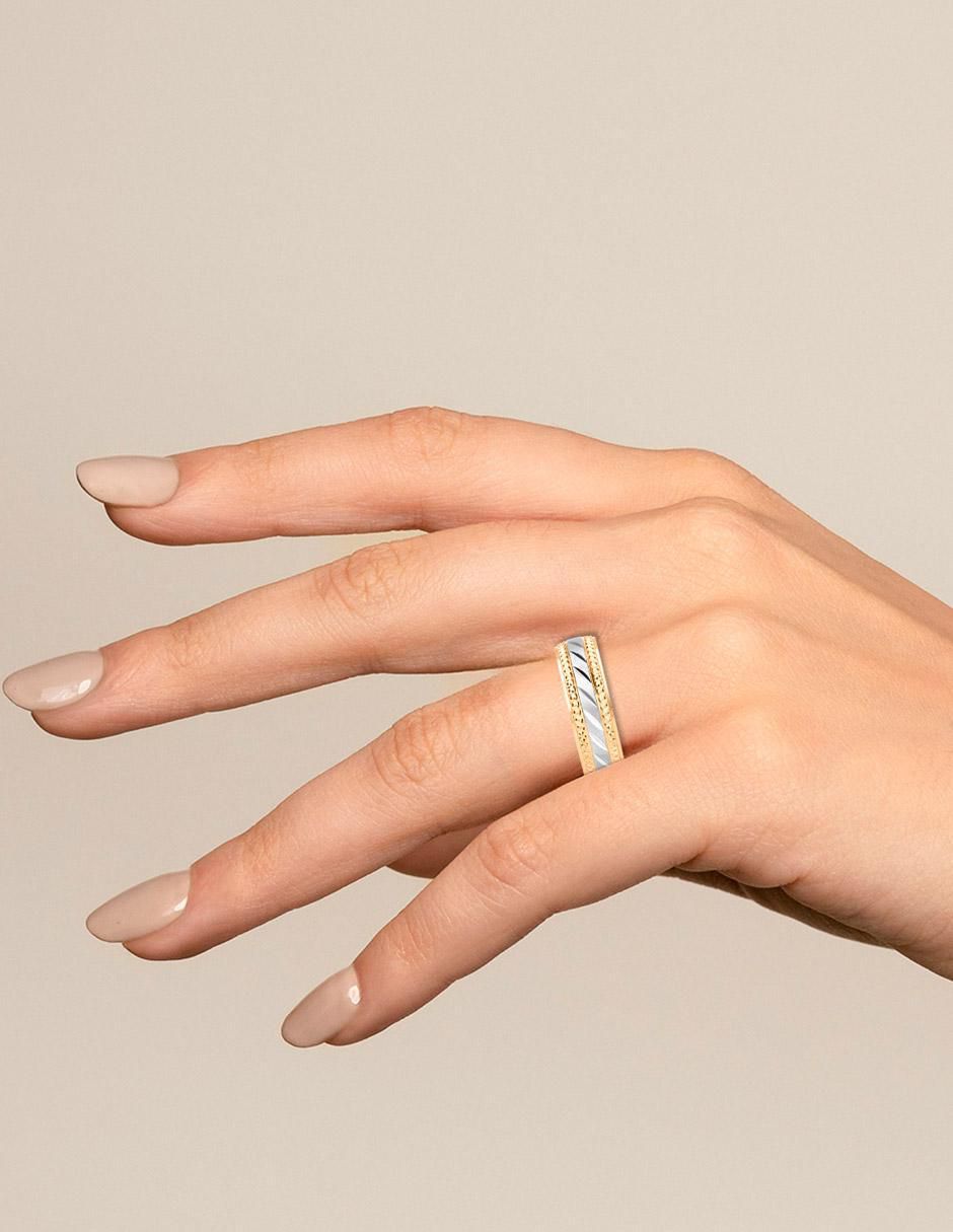 Argolla de oro 14 k 4