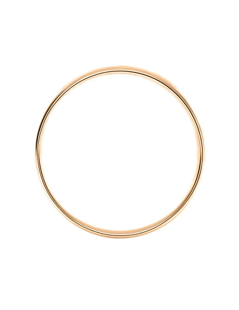 Argolla "de" oro 14 k mano forjada sin familia o colección sin gema