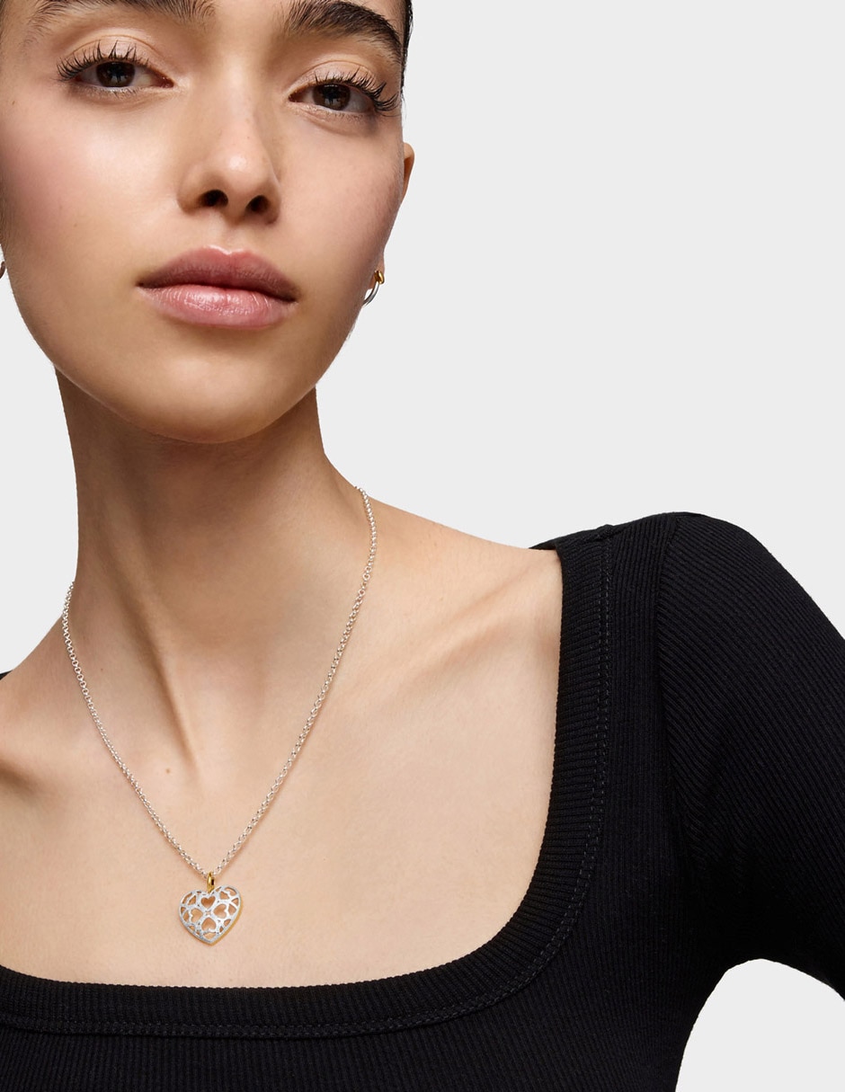 Dije de corazón medallions de plata P 925 4