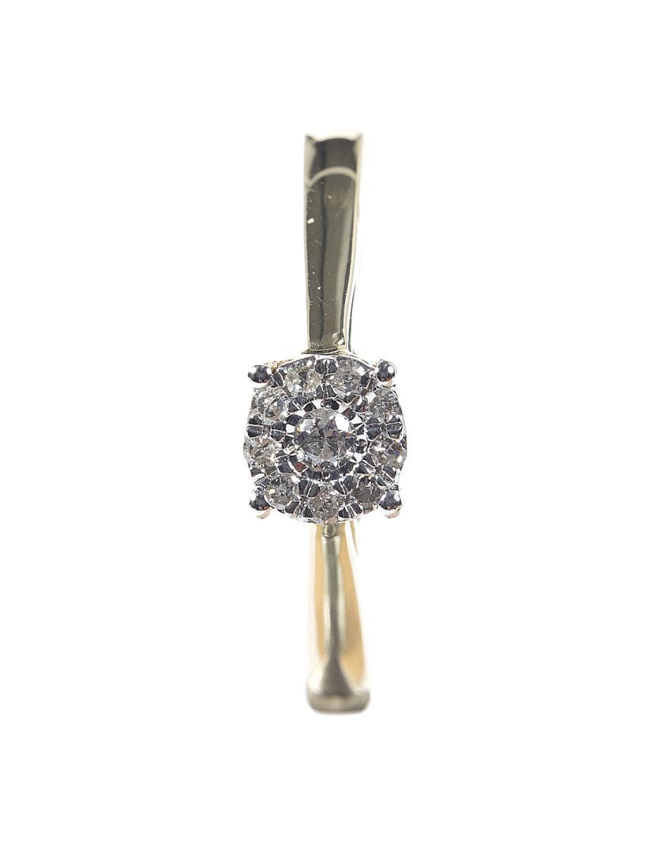 Anillo "de (si aplica)" redondo lucie sin familia o colección no aplica 14 k "de" oro diamante