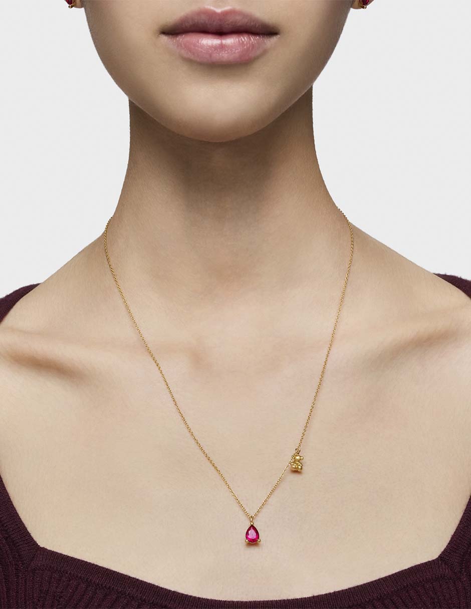 Collar Bold Bear de plata P 925 6