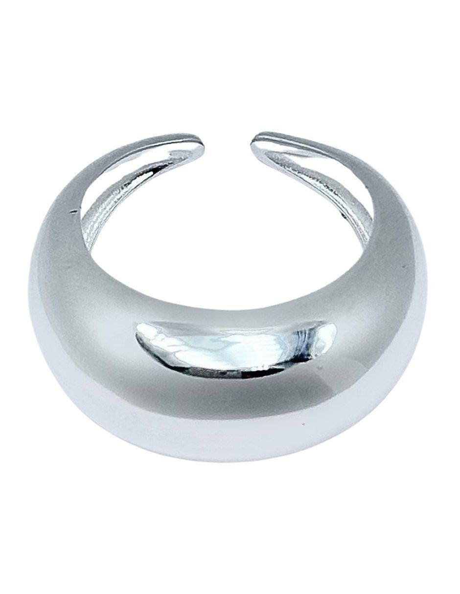 Anillo semicircular Brillo P 925 de plata