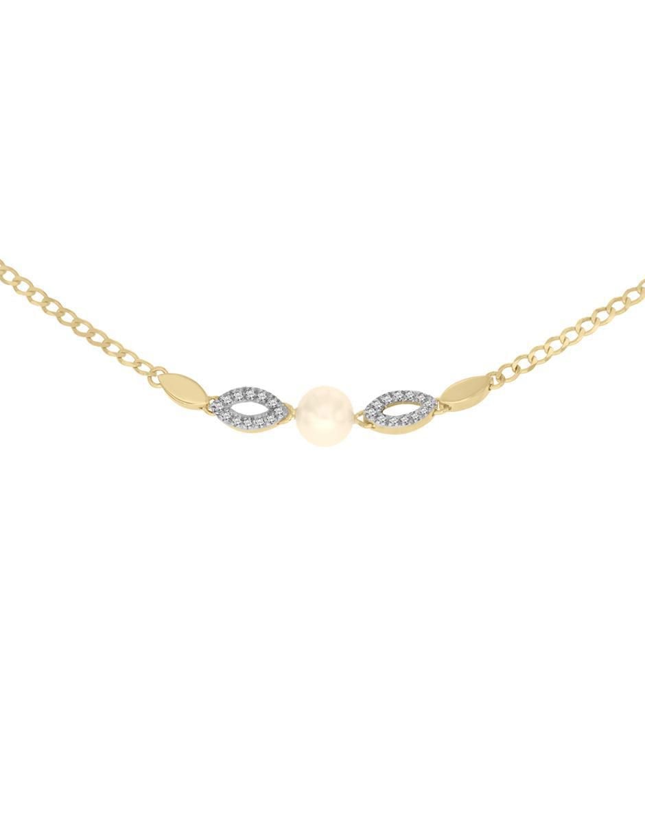 Gargantilla Teles de oro amarillo 14 K