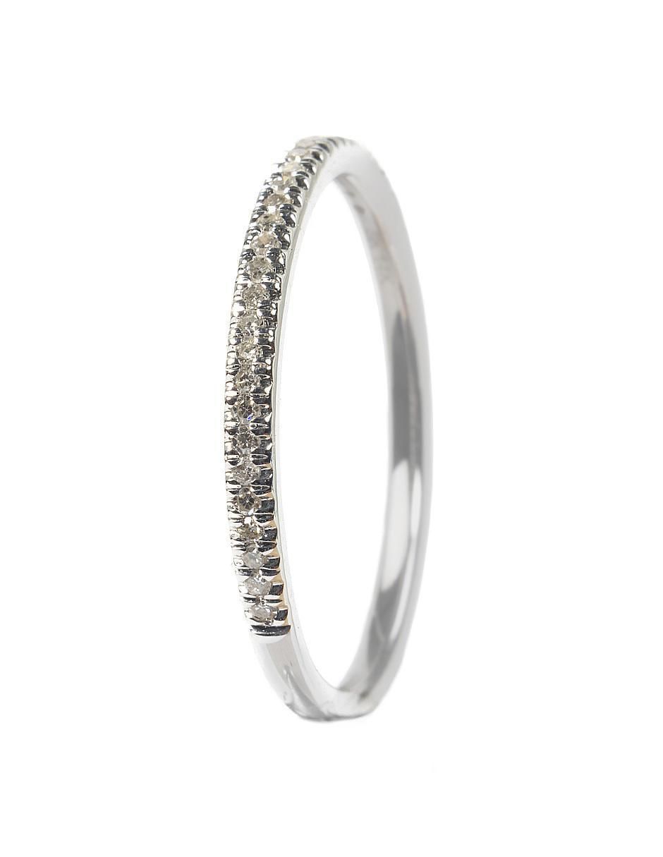 Anillo 14 k de oro diamante brillante