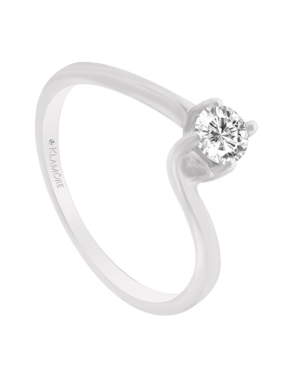 Solitario de oro 14 k Ryoko diamante 4