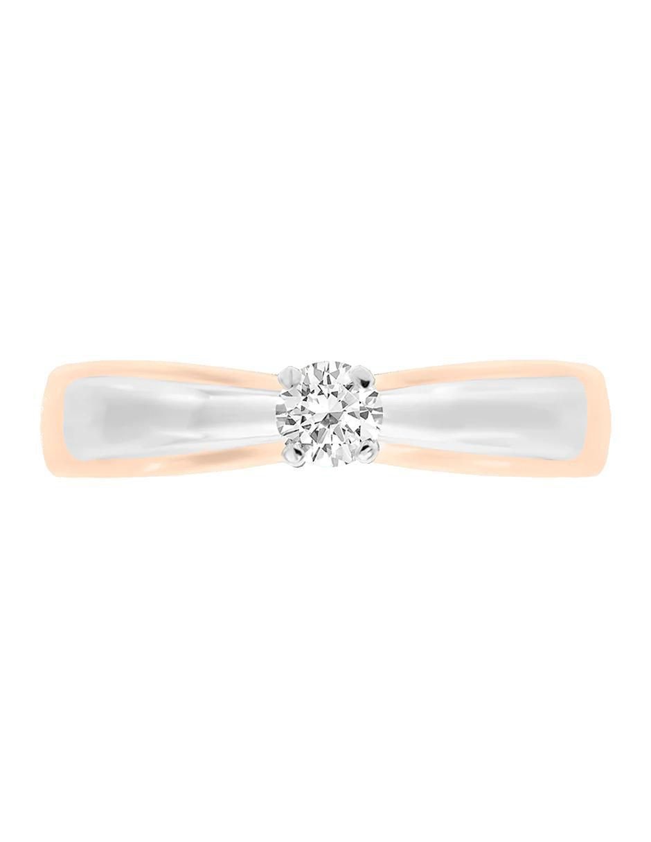 Solitario de oro 14 k Kira diamante Solitario de oro 14 k Kira diamante