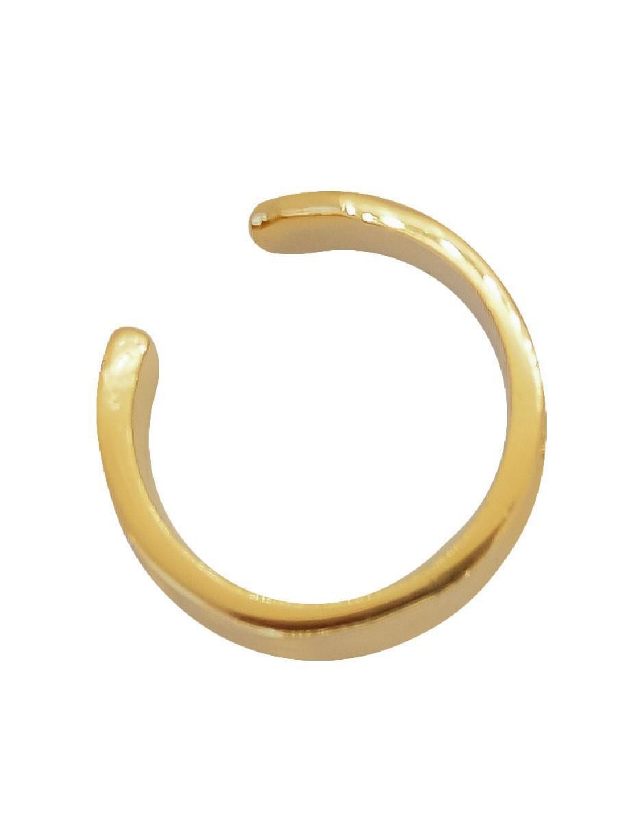 Aretes redondos de plata P 925 con acabado baño de oro 3
