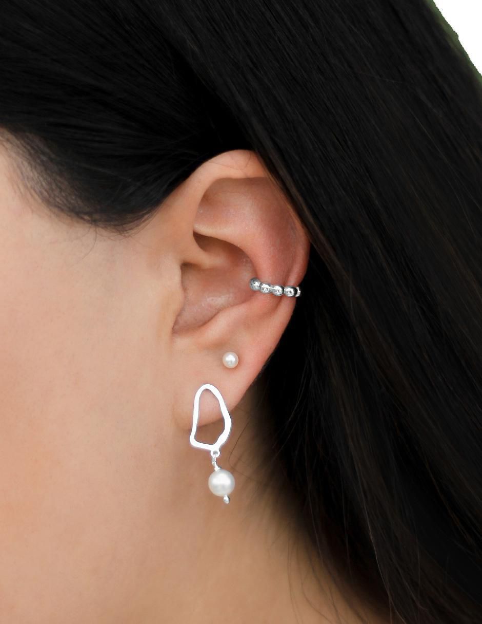 Ear cuff "de (si aplica)" redonda no aplica teresa díaz joyería mexicana básicos modernos "de" plata p 925 "con acabado" baño oro sin gema